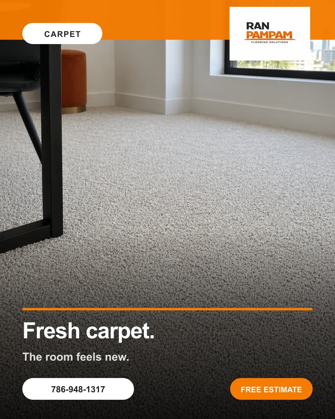 Branded carpet replacement content for Ranpampam