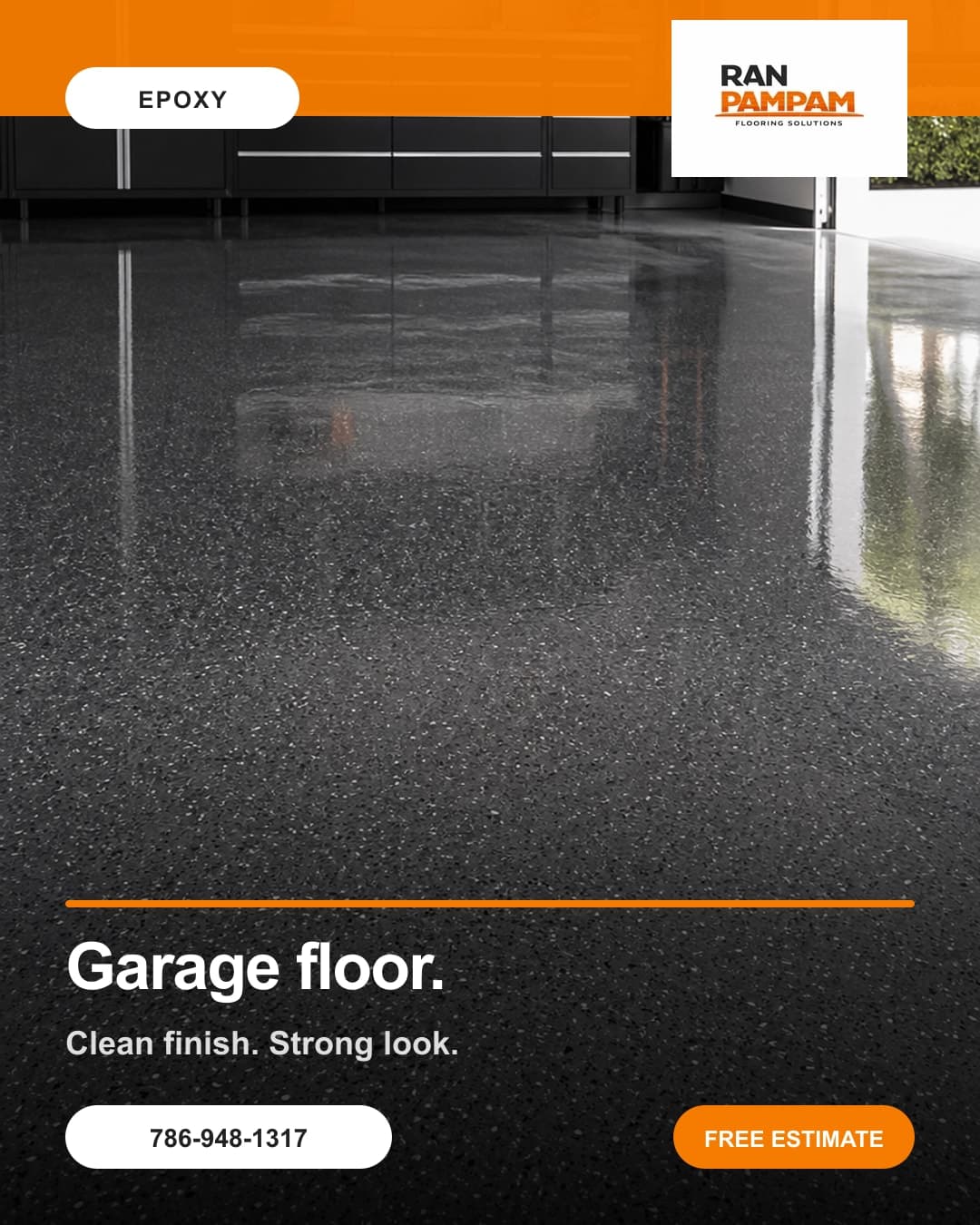 Branded epoxy flooring content for Ranpampam