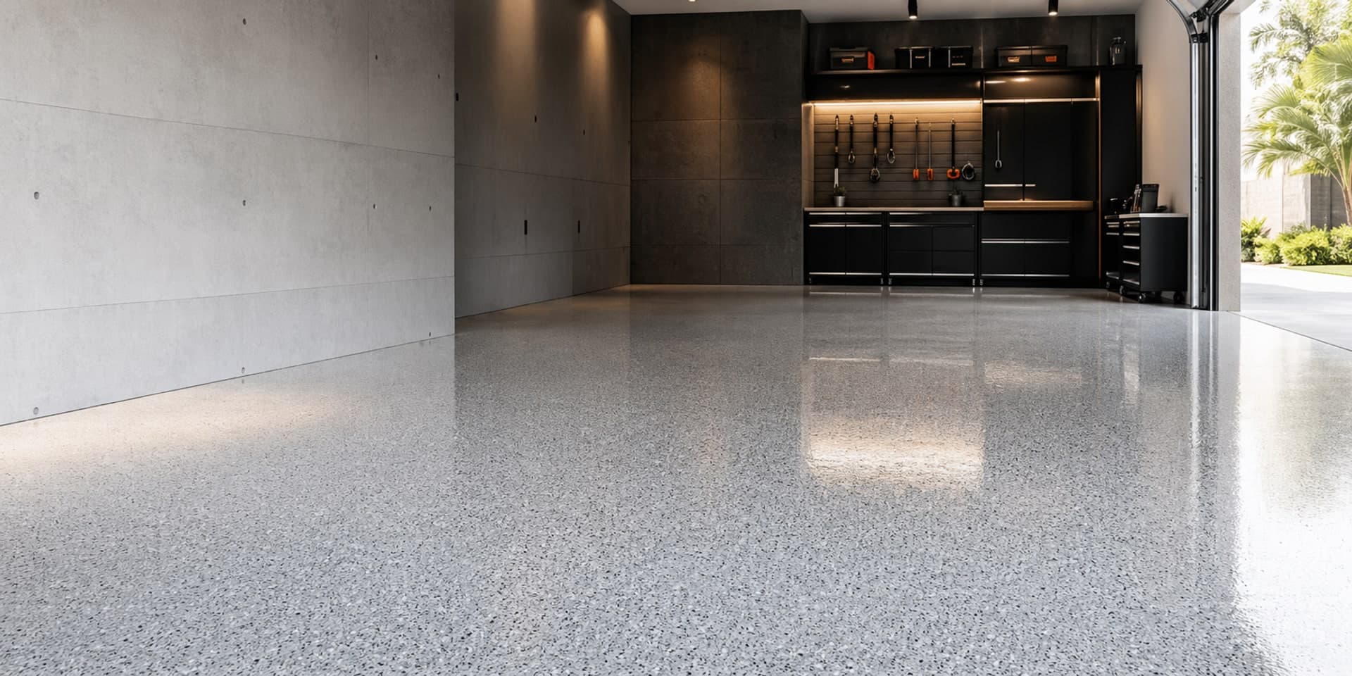 Epoxy flooring project in Miami